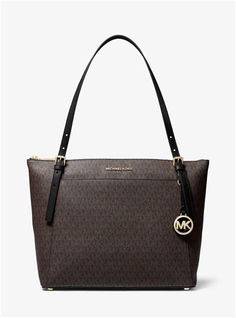 michael kors large purse front metal top zip inner zip|michael michael kors voyager large top zip tote .